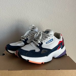 Adidas falcon white/blue